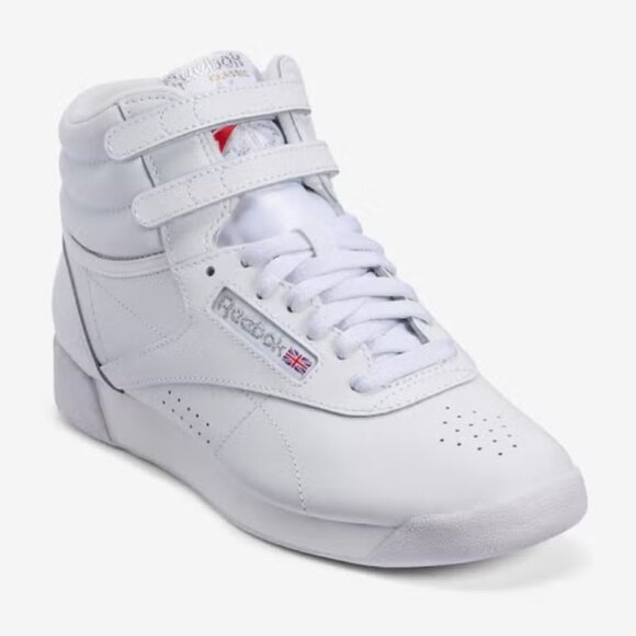 Reebok Freestyle Classic White High Top Sneakers Women's Size 7 - Picture 1 of 8